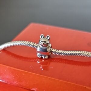 Pandora Sterling Silver Sitting Cat Charm